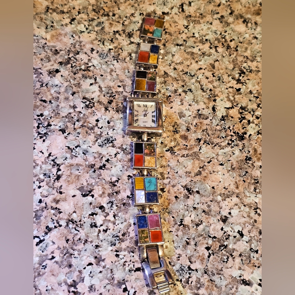 Aria Southwestern Sterling Watch